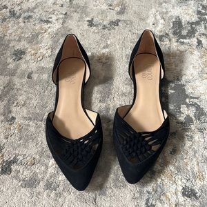 Black Franco Sarto flats